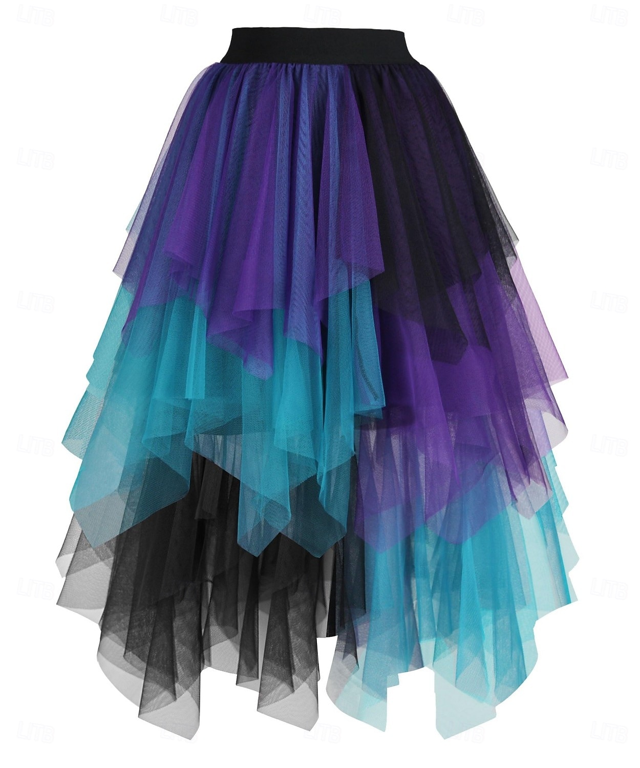 Φανταστική φορεσιά Φούστα από τούλι Ρετρό / Βίντατζ Δεκαετία '80 Πολυεπίπεδο High Low Φουσκωμένος Ενηλίκων Γυναικεία Απόκριες Πάρτι Επίδοση Χορός Μπαλέτο Ντύνομαι 2026 - $24.99 –P11