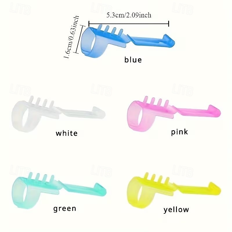 10 stk. garnføringsring, hekle- og strikkeverktøy, justerbare garnholdere for enkel håndverk, viktig tilbehør for strikking og hekleprosjekter 2026 - $10.99 –P3