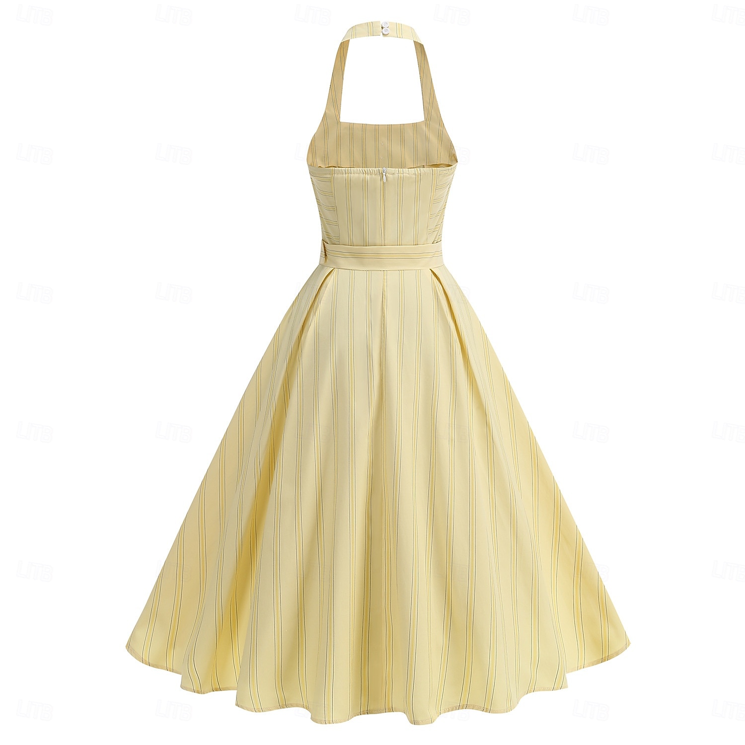 1950s Retro Vintage Midi Swing Dress Flare Dress Sleeveless Striped Fit & Flare Fancy Dress Women's Carnival Valentine's Day Casual Homecoming Retro Theme Party Adults' Dress Spring & Summer 2026 - $53.99 –P4