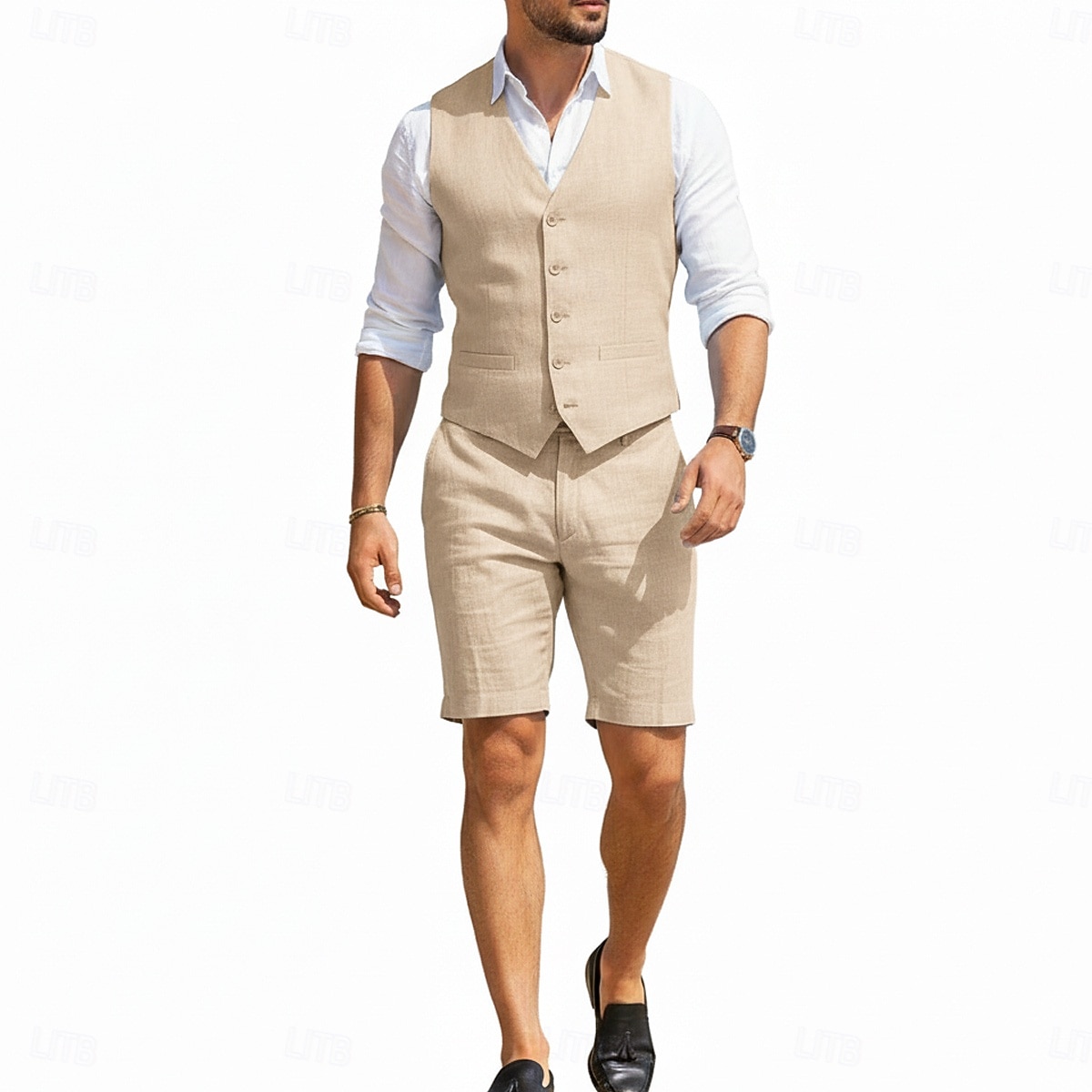 mens dress shorts for beach wedding Men's 2 Piece Suit Black Business Casual Suits Slim Fit Outfits Waistcoat  Set Peak Lapel Beach Wedding Suits XS at Amazon Men's Clothing store