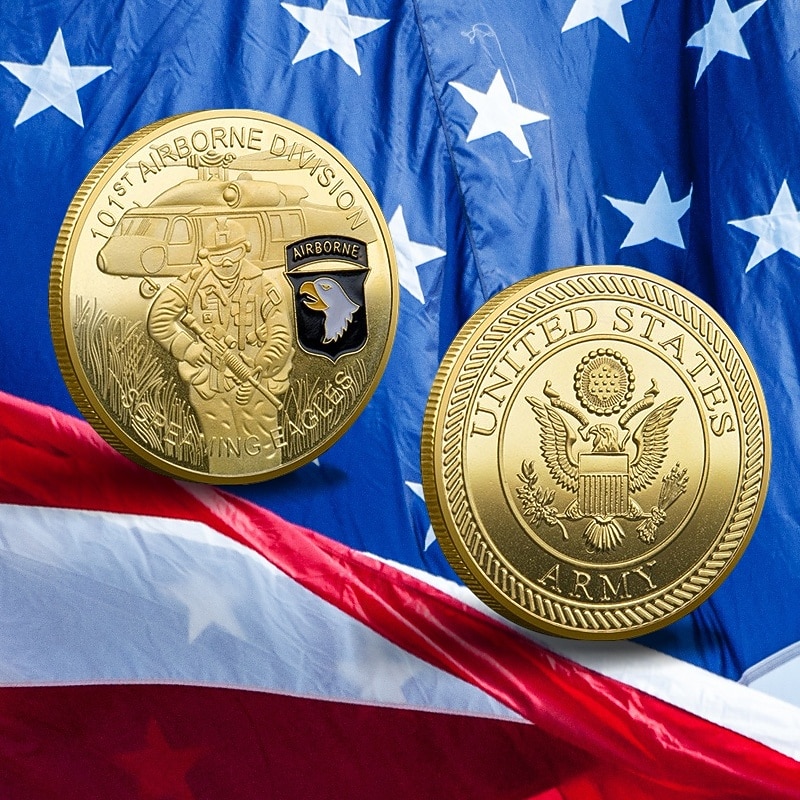 Amerikai Hadsereg Emlékérme – 250. Évforduló Kihívó Érme Amerikai Sas Katonai Gyűjtő Kétoldalas Fém Emlék a Veteránoknak Hazafias Ajándék Félévforduló 2026 - $15.99 –P4