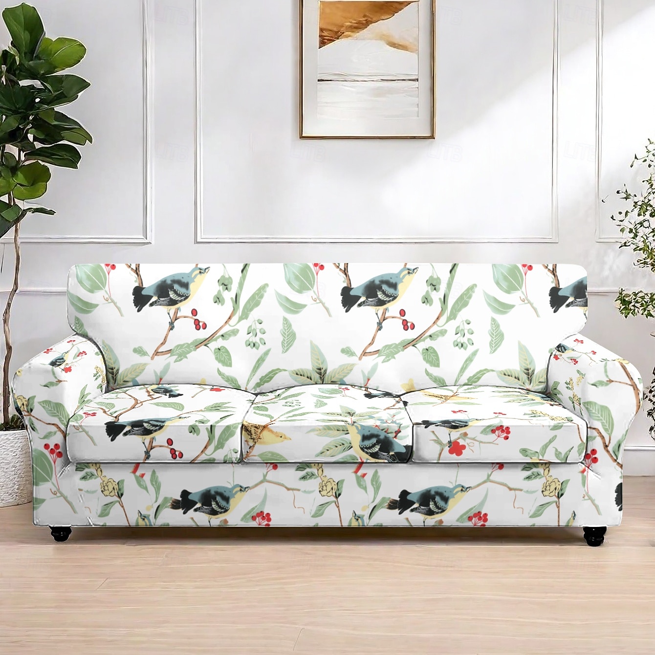 כיסוי לספה עם כורסה, כיסוי אלסטי נמתח לספה יחידה, נגד החלקה, עמיד לאבק, כיסוי ספה מגן לסלון לשימוש ביתי 2026 - $37.99 –P4