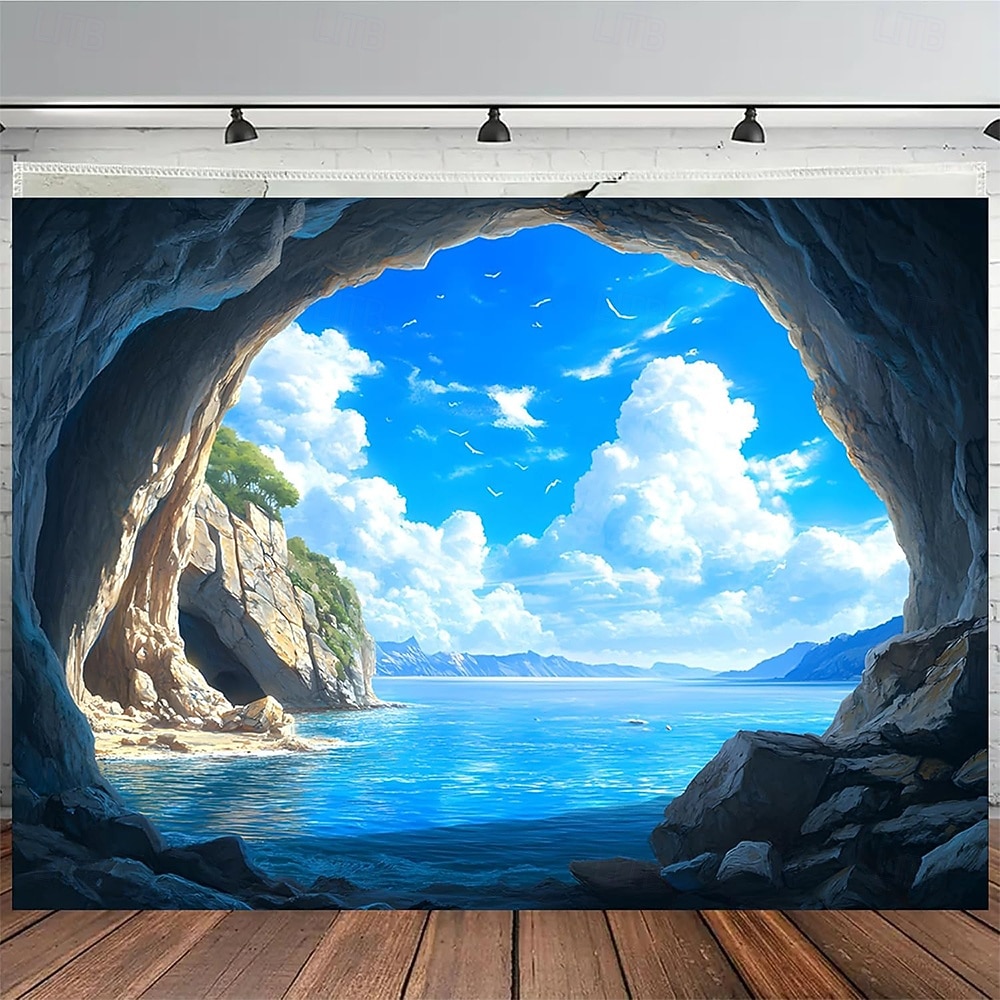 gobeläng Banderoller Filt Strand 3D Sovrum Vardagsrum Studentboende Tonårsrum Väggveranda Heminredning 2026 - $20.99 –P8