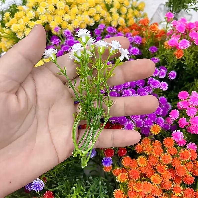 100PCS Realistic Artificial Breathing Flowers, Lifelike Plastic Flower Decorations for Valentine’s Day, Wedding, Gift Boxes & Special Occasions 2026 - $13.99 –P4