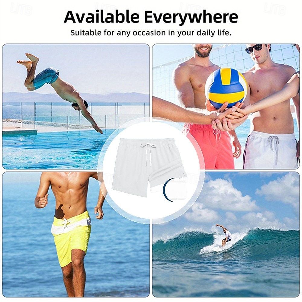 Per uomo Divertente Colore sfumato Anatra Pantaloncini foderati Pantaloncini da bagno 2 in 1 Pantaloncini da mare Misura del girovita medio Hawaiano Ferie Tasche Laterali Con Fodera a Compressione del 2026 a $22.99 –P5