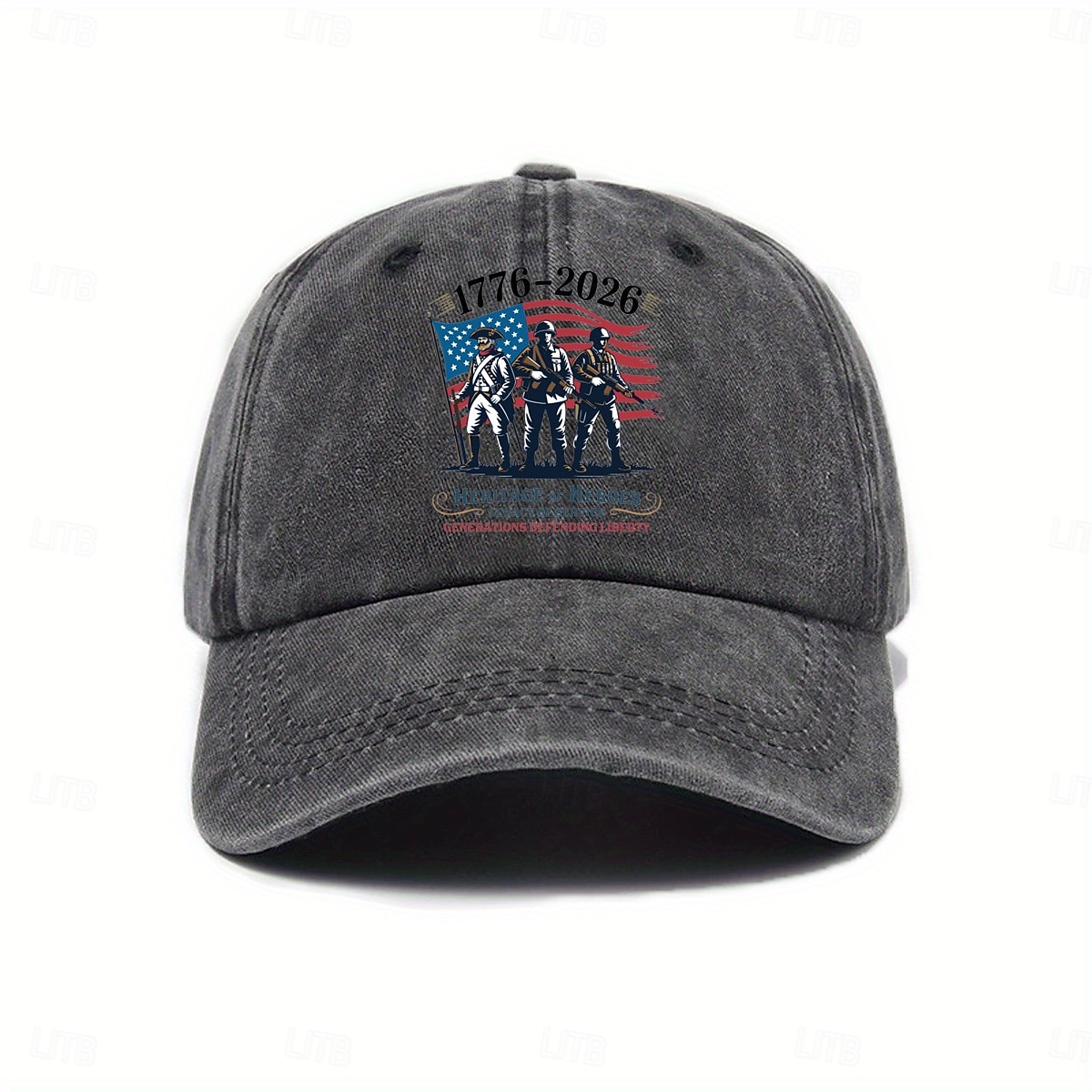 Gorra de Béisbol Bandera estadounidense Retro Antiguo Herencia Patriótico 1776-2026 para Unisexo Adulto Impresión 3D  para Día de la Independencia 4 de julio Exterior Casual Diario 2026 - $15.49 –P7