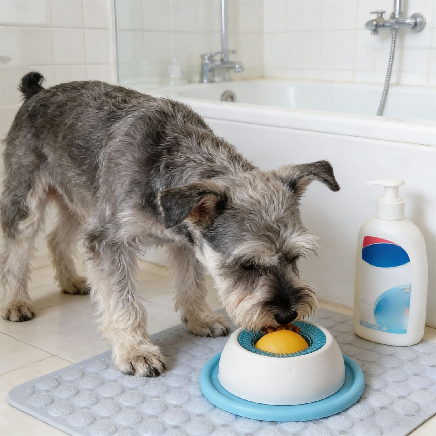 Tapete para lamber para cães, brinquedo de enriquecimento ambiental para cães - base antiderrapante, acessórios para animais de estimação para treinamento de alimentação saudável, prato para lamber de 2026 por $12.49 –P2
