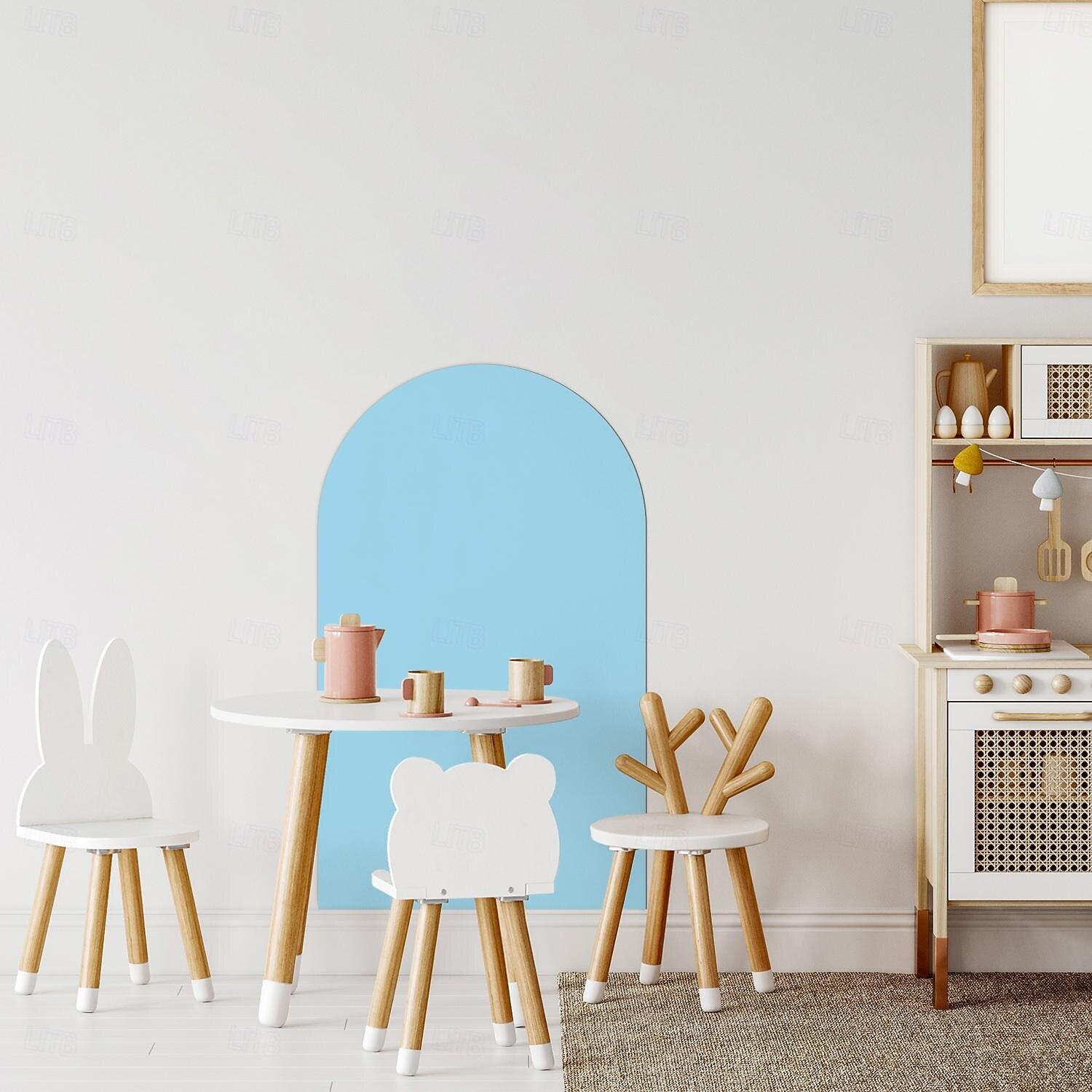 Geométrico Adesivos de Parede Sala de Estudo / Quarto Infantil & Jardim de Infância, Removível / Pré-colar Vinil Decoração do lar Decalque 1pç de 2026 por $28.99 –P8