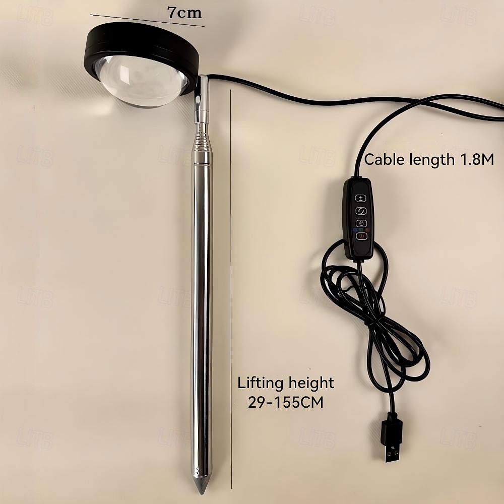 LED Plant Grow Light with Convex Lens, Full Spectrum Sunlight Simulation, Indoor Green Plant & Flower Grow Light, Sunlight for Indoor Plants, LED Supplemental Light for Home Garden 2026 - $19.49 –P7