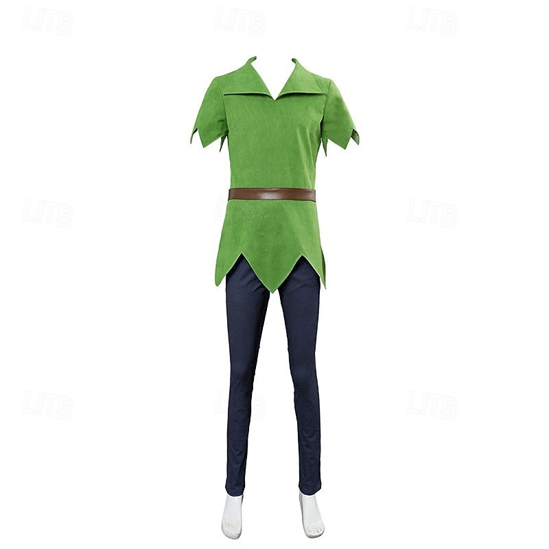 Peter Pan Traje de cosplay Disfraz de fiesta temática Personaje clásico de cuento Cosplay for Hombre Mujer Chico Niños Adulto Carnaval Mascarada Semana del Libro 2026 - $58.99 –P4