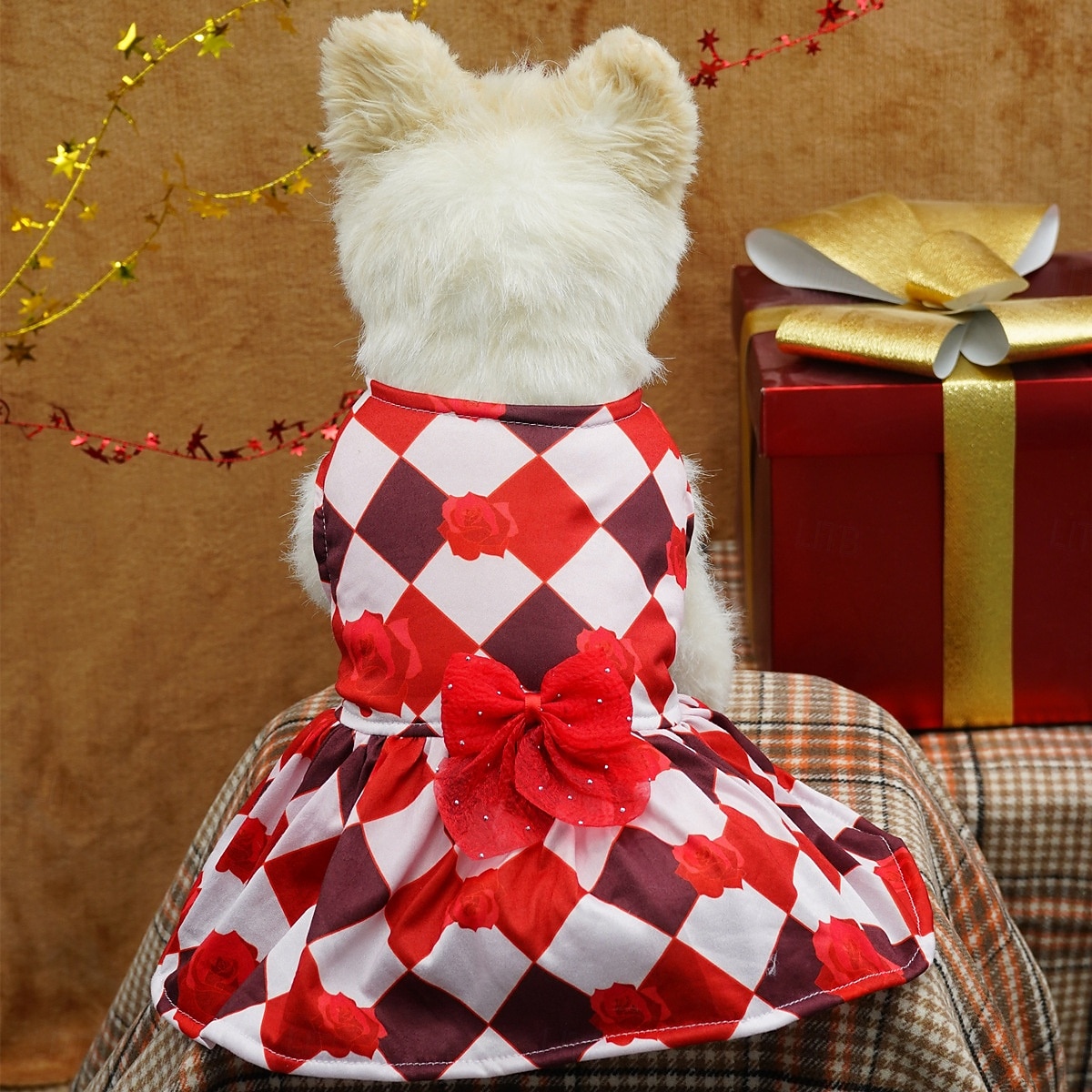 Perros Vestidos Moda Estilo lindo Suave Lavable Cómodo Fiesta Boda Perro 2026 - BHD 7.17 –P3