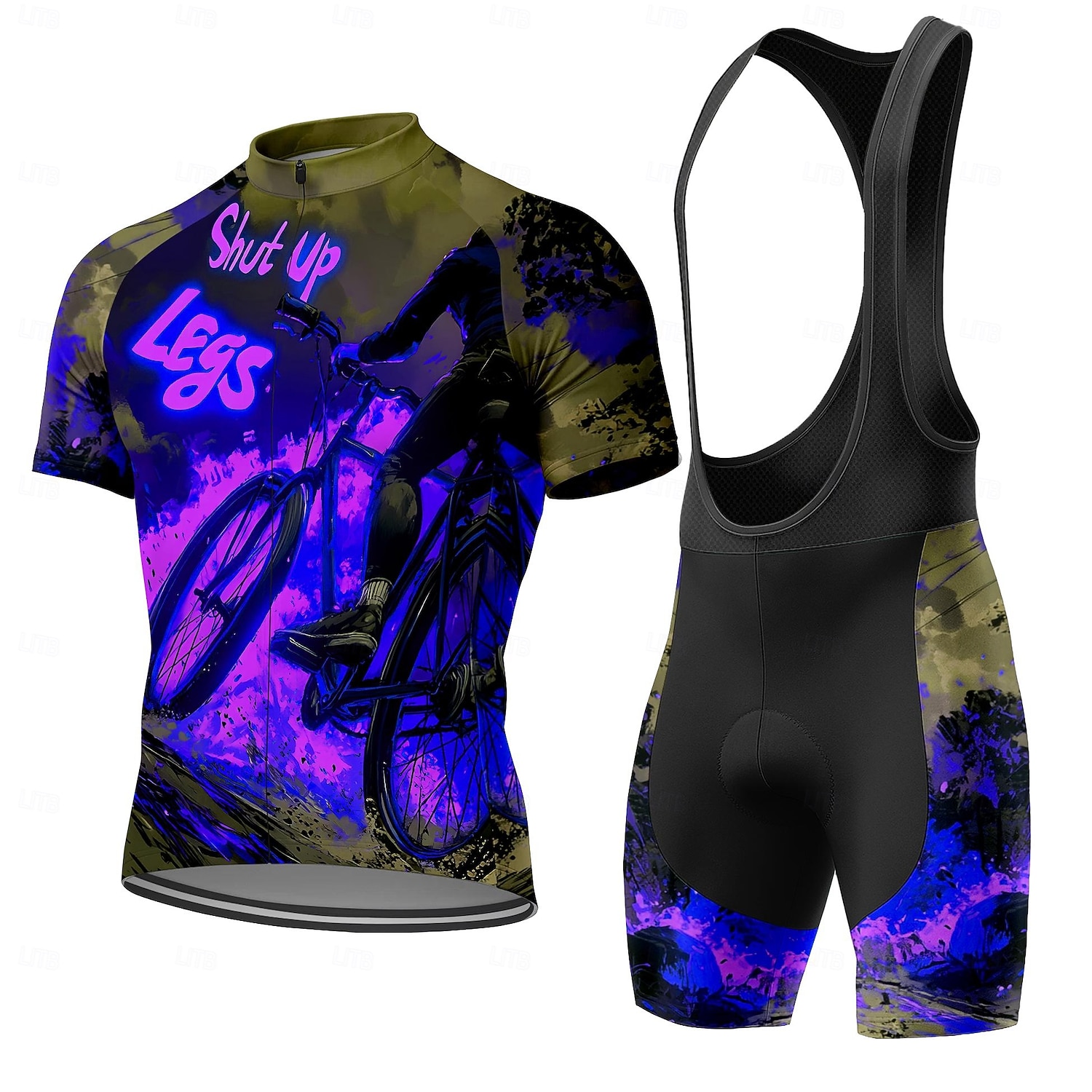 Ανδρικά Φανέλα ποδηλασίας Αθλητική φανέλα και σορτς ποδηλασίας Κοντομάνικο Ποδηλασία Βουνού Ποδηλασία Δρόμου Καλοκαίρι Άνοιξη Θαλασσί Ρουμπίνι Βυσσινί Κινούμενα σχέδια Πεπαλαιωμένο Ποδήλατο 2026 - $49.99 –P7