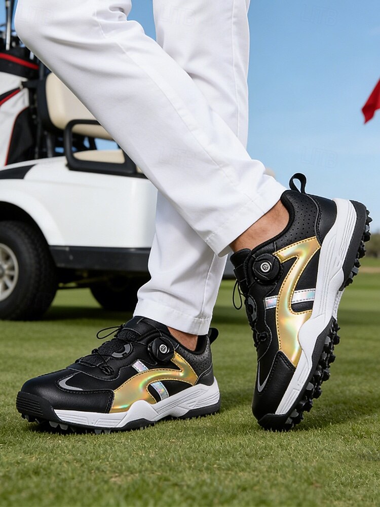 scarpe da golf da uomo blu e bianche, leggere, comode, dal design elegante, perfette per il golf e le feste all'aperto del 2026 a $69.99 –P2