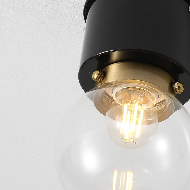 Современный простой потолочный светильник для коридора, креативный круглый стеклянный шар, рождественская тематика, 1 шт. 2026 - $79.99 –P7