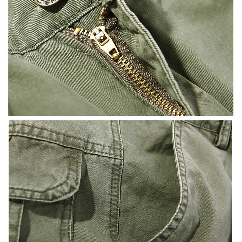 בגדי ריקוד גברים מכנסי קרגו מכנסיים מכנסי עבודה כיס מרובה כיס דש אחיד באורך מלא קזו'אל יומי בָּחוּץ חופשה קלסי מונח בצורה רפויה שחור ירוק צבא קשיח 2026 - AU $66.59 –P7