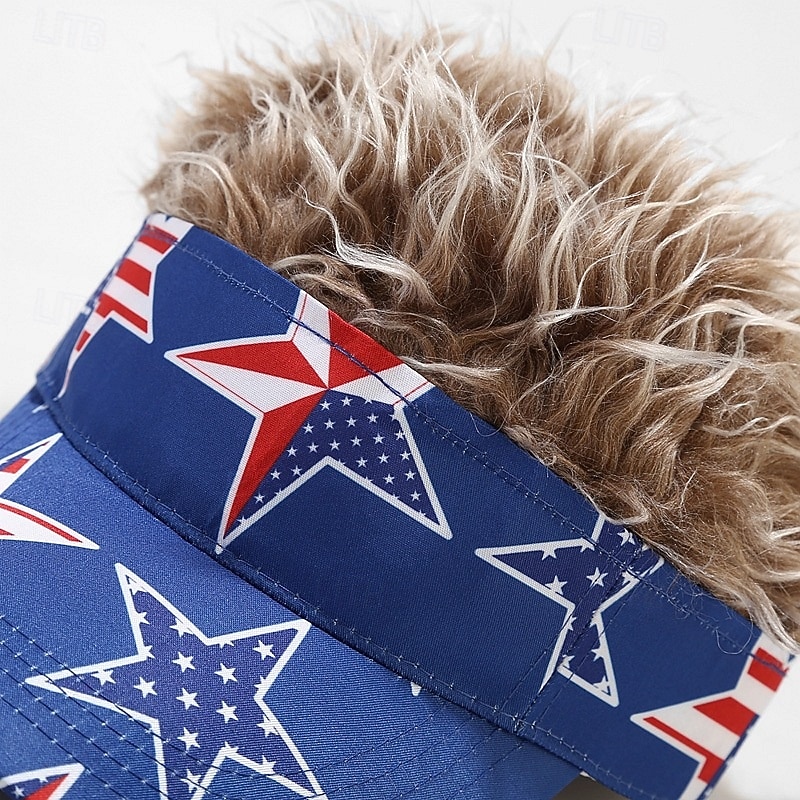 Casquette à visière Drapeau Américain Étoiles et rayures Rétro Vintage Drôle Patriotique 1776-2026 pour Unisexe Adulte Impression 3D  pour Jour de l'Indépendance / 4 Juillet 4 Juillet Extérieur de 2026 ? $20.99 –P6