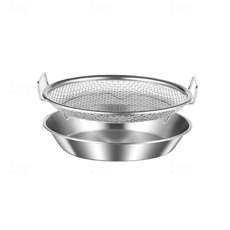 2pcs Stainless Steel Heavy-Duty Commercial/Residential Grease Filter System with Large Oil Drain Plate - Food Grade 201 Stainless Steel Oil Filter for home & Restaurant Kitchens, Dishwasher 2026 - $16.99 –P12