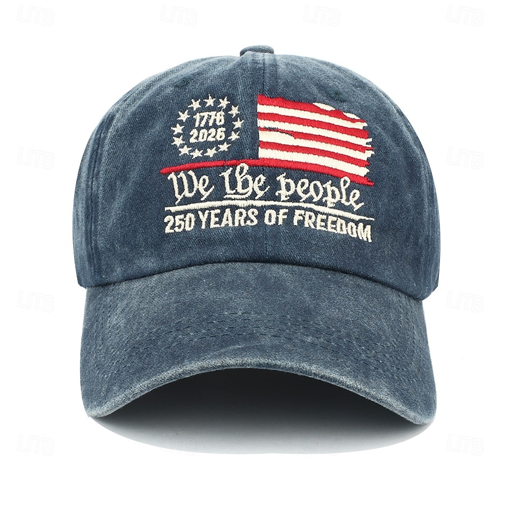 Casquette de Baseball Drapeau Américain Rétro Vintage Patrimoine Patriotique 1776-2026 pour Unisexe Adulte Impression 3D  pour Jour de l'Indépendance / 4 Juillet 4 Juillet Extérieur Décontract de 2026 ? $20.99 –P11