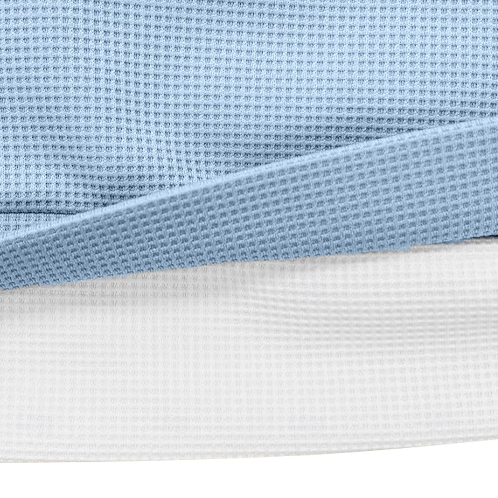 Homens Camisas Polo Waffle Pólo Casual Formal Colarinho com faixas Manga Longa Moda Côr Sólida Textura Botões Puro Primavera & Outono Outono & inverno Todas as Estações Normal Preto Azul Marinha Roxo de 2026 por $26.99 –P4
