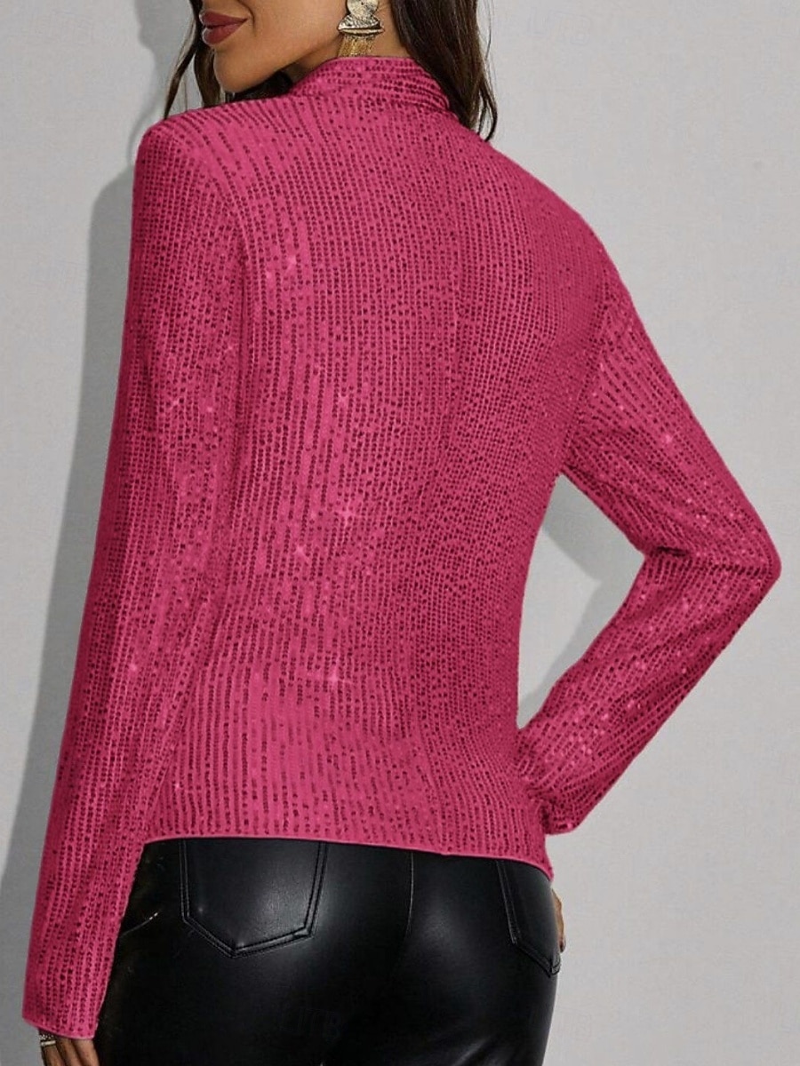 Γυναικεία Μπλέιζερ Casual Jacket Άνετο Κουρελού Πούλιες Μοντέρνα Καθημερινό Συμπαγές Χρώμα Causal Πάρτι Καθημερινά Ρούχα Εξόδου Κοντό Όρθιος Γιακάς Κανονικό Μακρυμάνικο Εξωτερικά ενδύματα 2026 - $29.99 –P8