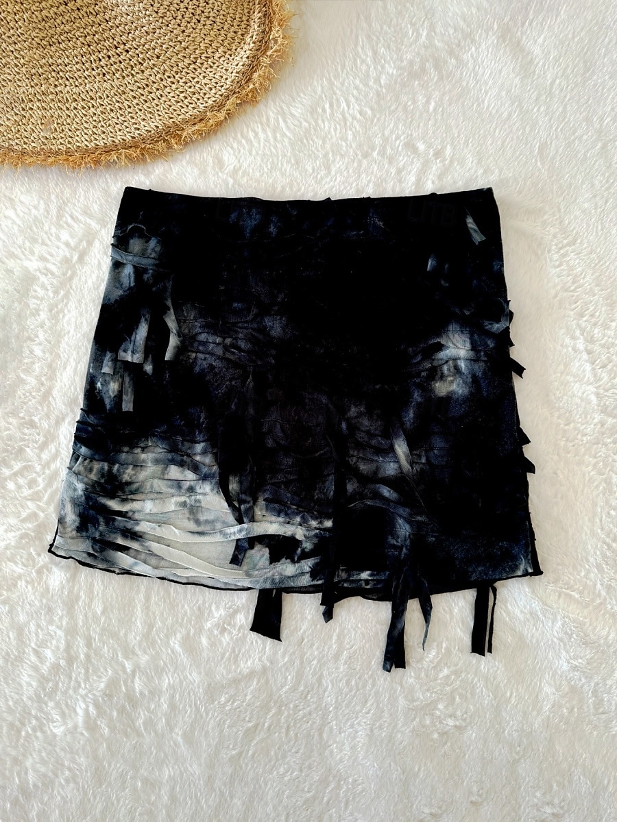 Mujer Bañadores Tapadera Falda Traje de baño Malla Vacaciones Ropa de playa Tie-dye Sin Mangas Trajes de baño 2026 - $19.99 –P6