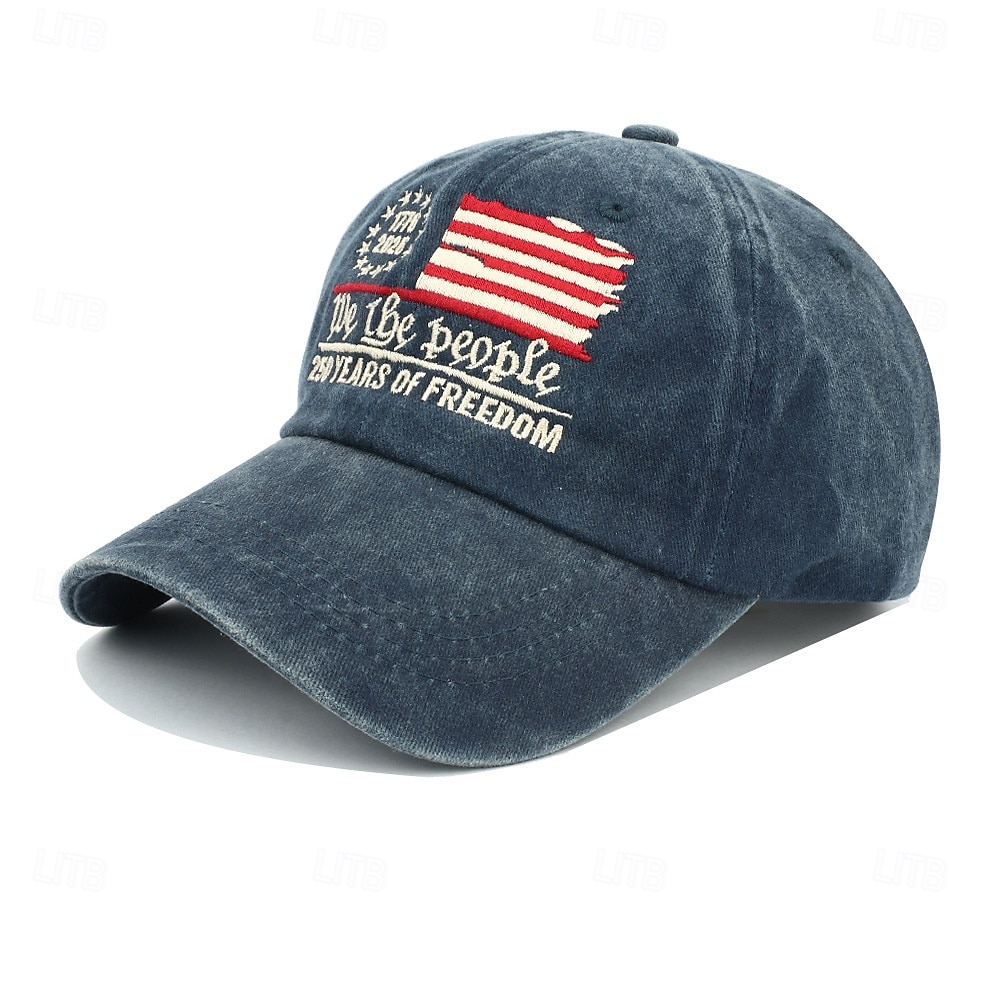 Casquette de Baseball Drapeau Américain Rétro Vintage Patrimoine Patriotique 1776-2026 pour Unisexe Adulte Impression 3D  pour Jour de l'Indépendance / 4 Juillet 4 Juillet Extérieur Décontract de 2026 ? $20.99 –P12
