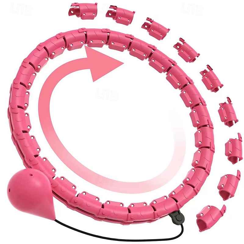 24dílná nastavitelná inteligentní závaží sportovní obruče, masážní kruh na hubnutí, břicho, tenký pas, fitness kruh, vnitřní fitness vybavení 2026 - $23.99 –P2