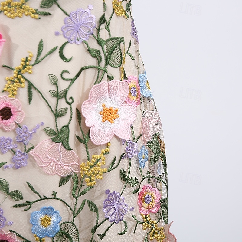 Sheath Column Ankle Length Wedding Guest Dress Wedding Guest Dresses Elegant Sleeveless Strapless Wedding with Embroidered Flower 2026 - $114.99 –P11