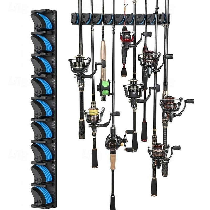Επιτοίχια βάση για καλάμια ψαρέματος, επιτοίχια βάση για καλάμια ψαρέματος και εξοπλισμό ψαρέματος για οργάνωση αλιευτικού εξοπλισμού 2026 - $16.99 –P1