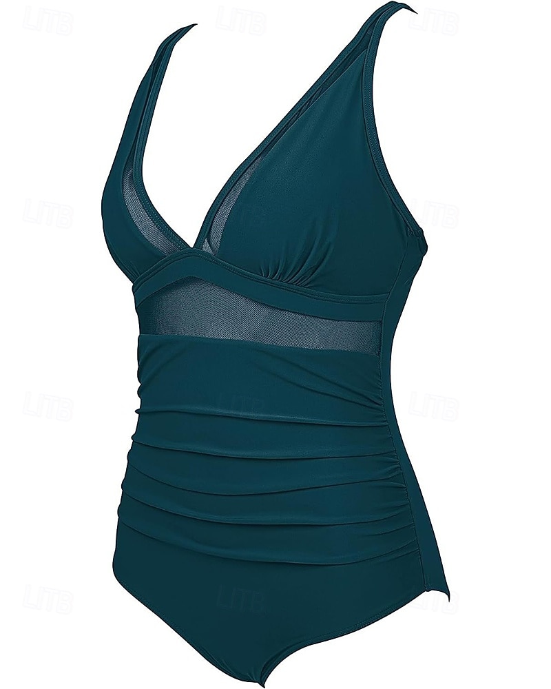 2026年 女性用 ラッシュガード 水着 ワンピース 花 ソリッド レオプリント UVプロテクション 弾性ある ノースリーブ スイムウェア 水着 サーフィン 潜水 水泳 夏  コレクション – $17.99 –P18