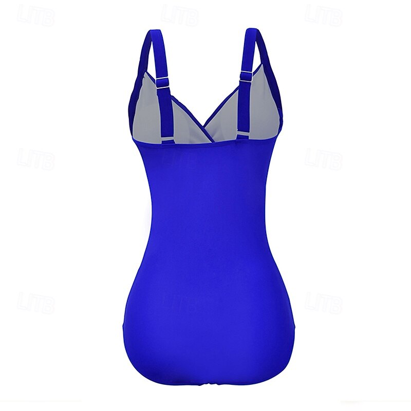 Women's Bathing Suit Swimsuits One Pieces Solid Colored Mesh UV Protection Elastic Sleeveless Swimwear Swimsuit Surfing Diving Swimming Summer 2026 - $26.99 –P9