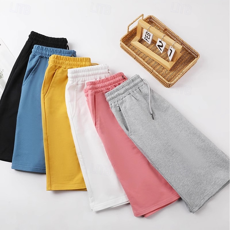 Bărbați Pantaloni scurți activi Pantaloni scurți de sudoare Pantaloni Scurți Pantaloni scurți de vară Cordon Talie elastică Simplu Simplu Culoare solida Confort Peste Genunchi Zilnic În aer liber 2026 - $17.99 –P7