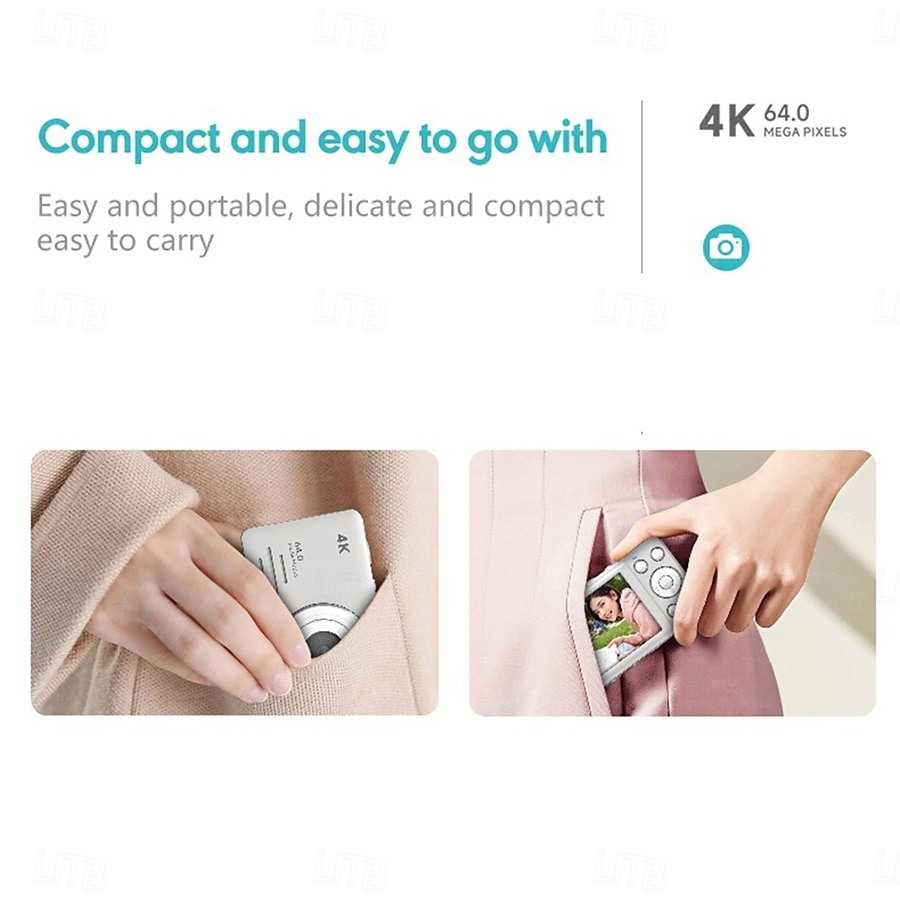 S7 4K HD Digital Camera Self-Timer Travel Camera Student Kids Card Camera 2026 - KZT 41795.09 –P26