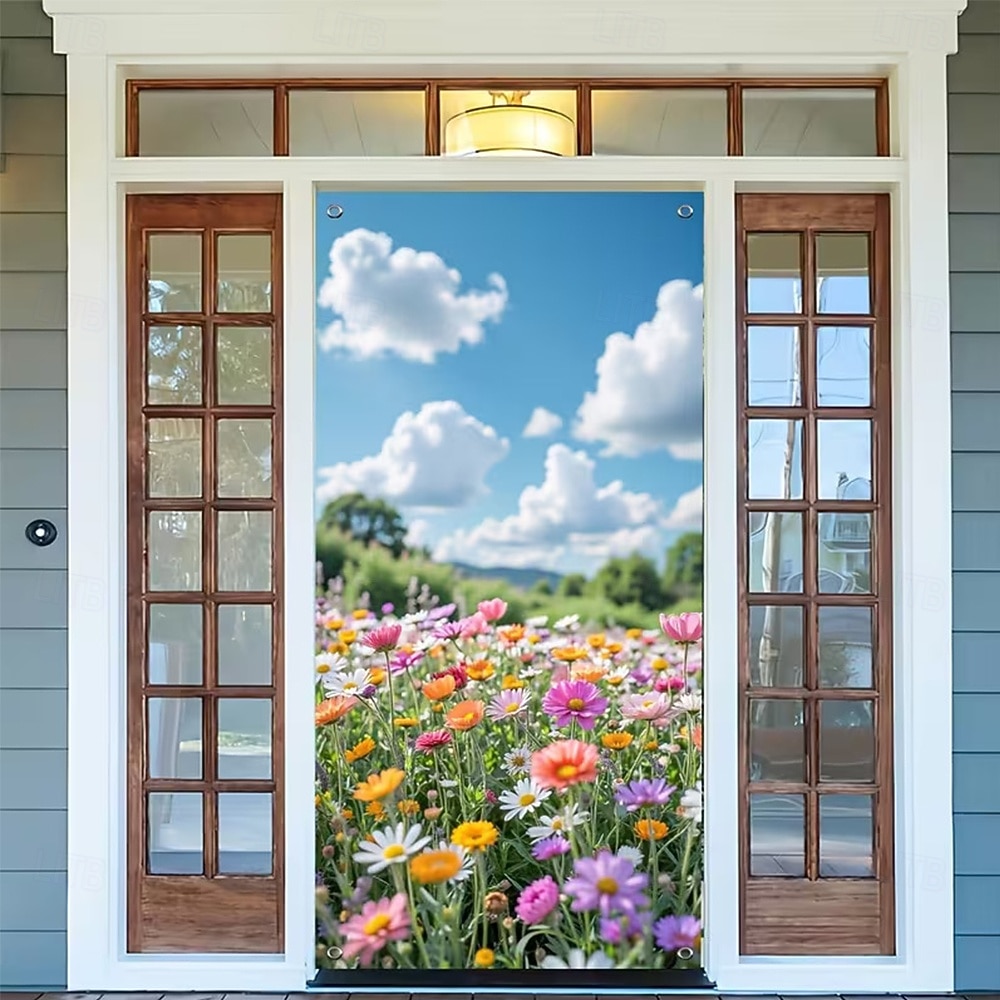 Realistic 3D Green Bamboo Doorway Curtain Japanese Zen Style Hanging Banner Privacy Screen for Home Office Studio Decor 2026 - $17.99 –P10