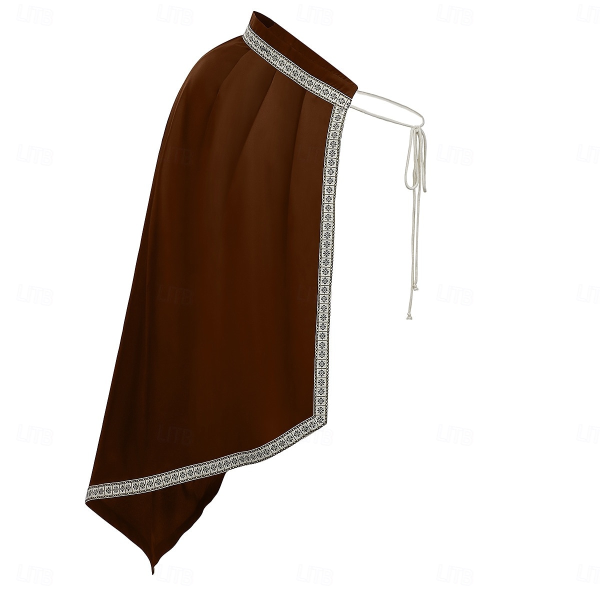 Retro / vintage Keskiaika Renessanssi Viitta Shaalit Soturi Ritari Kelttiläinen ritari Naamiaispuku Miesten Kelttiläinen Halloween Karnevaali Renessanssin messut LARP Aikuisten Viitta 2026 - $38.99 –P14
