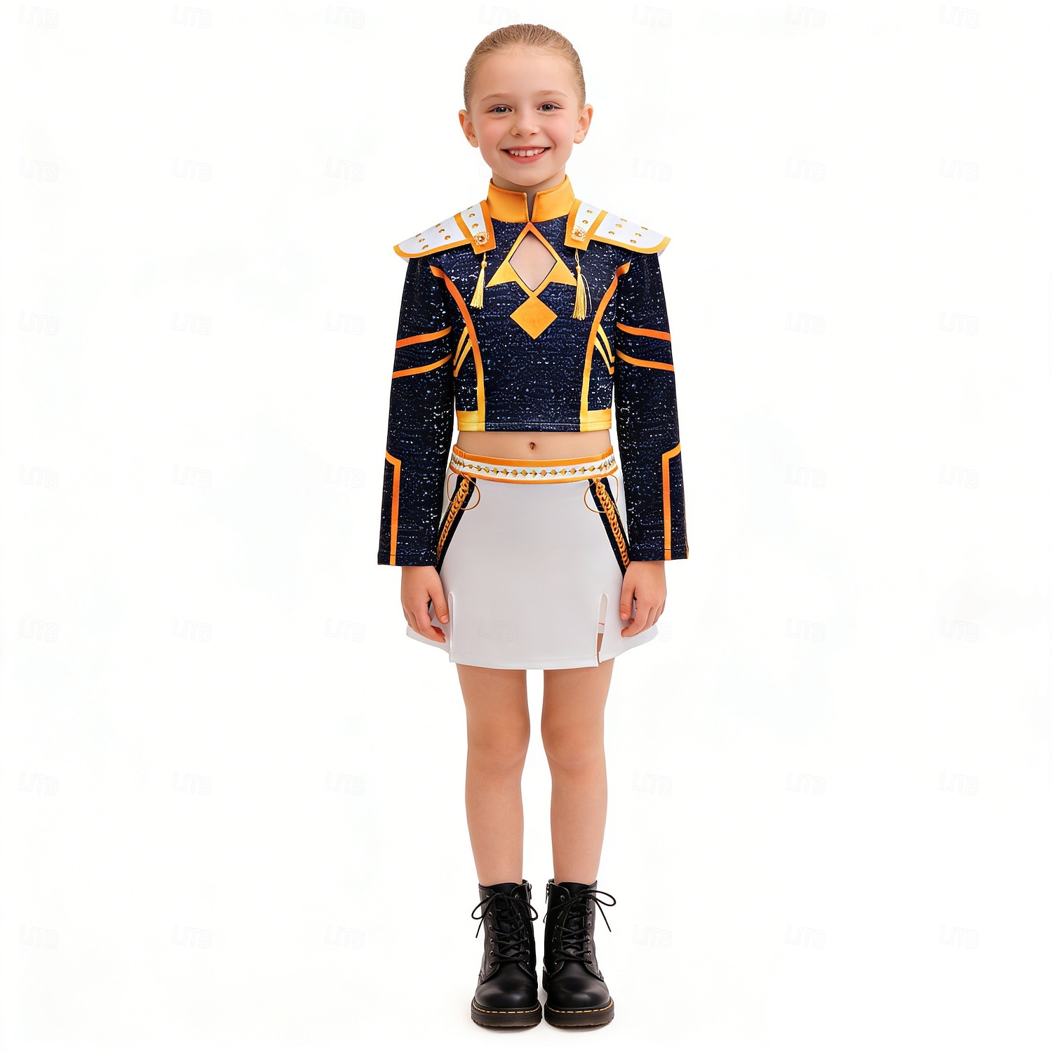 Kpop-inspiriert Von koreanischen Idolen inspiriert Popstar Kostüm Ausgefallene Kostüme Karnevalskostüm Virtuelles Idol for Mädchen Kinder Halloween Karneval Leistung Comic-Konzert Anime Expo 2026 - $33.99 –P1