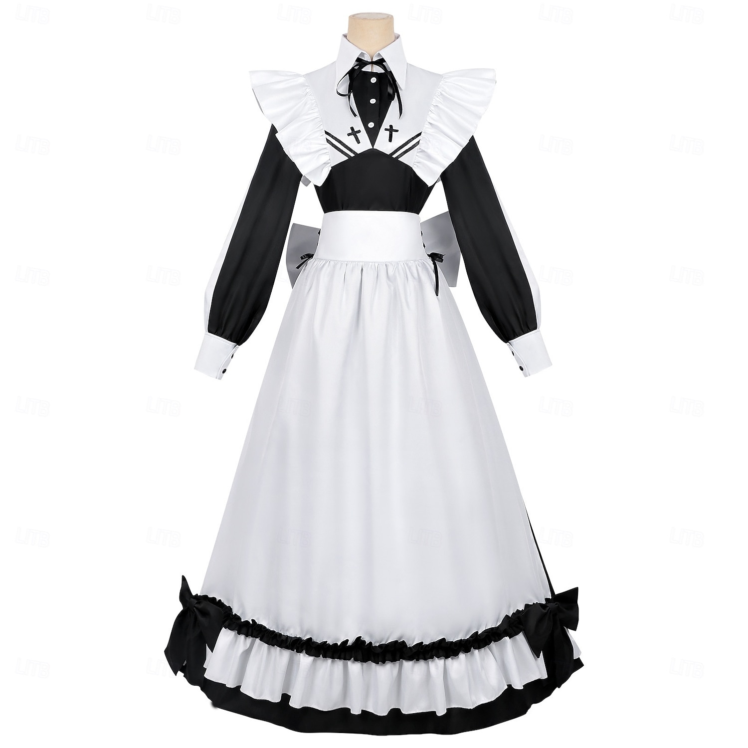 Dienstmeisje Pakken Anime Jurken Outfits Gemaskerd Bal Cosplay pakken Halloween Carnaval Strip Con Anime Expo Kostuum Voor Dames Volwassenen 2026 - $90.99 –P3