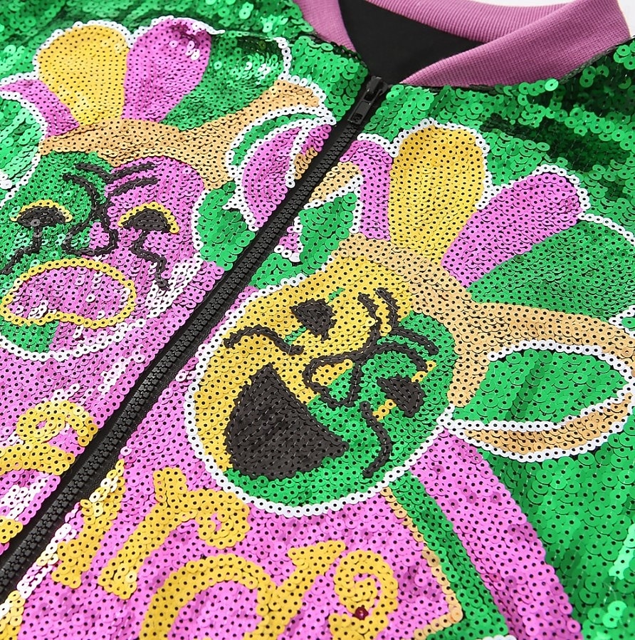 Марди Гра 2026 Карнавальный костюм Вечеринка Блестящие Веселая Пайетки Взрослые Жен. Карнавал Для вечеринок Одеваемся 2026 - ₪215 –P4