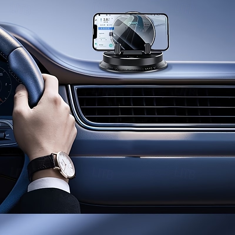 2026年 滑り止めベース、ダッシュボードマウント、見やすい回転式デザイン、すべての車両に対応、PC素材、ナビゲーションサポート、ダッシュボードマウントを備えた多機能車載電話ホルダー  コレクション – $30.99 –P7
