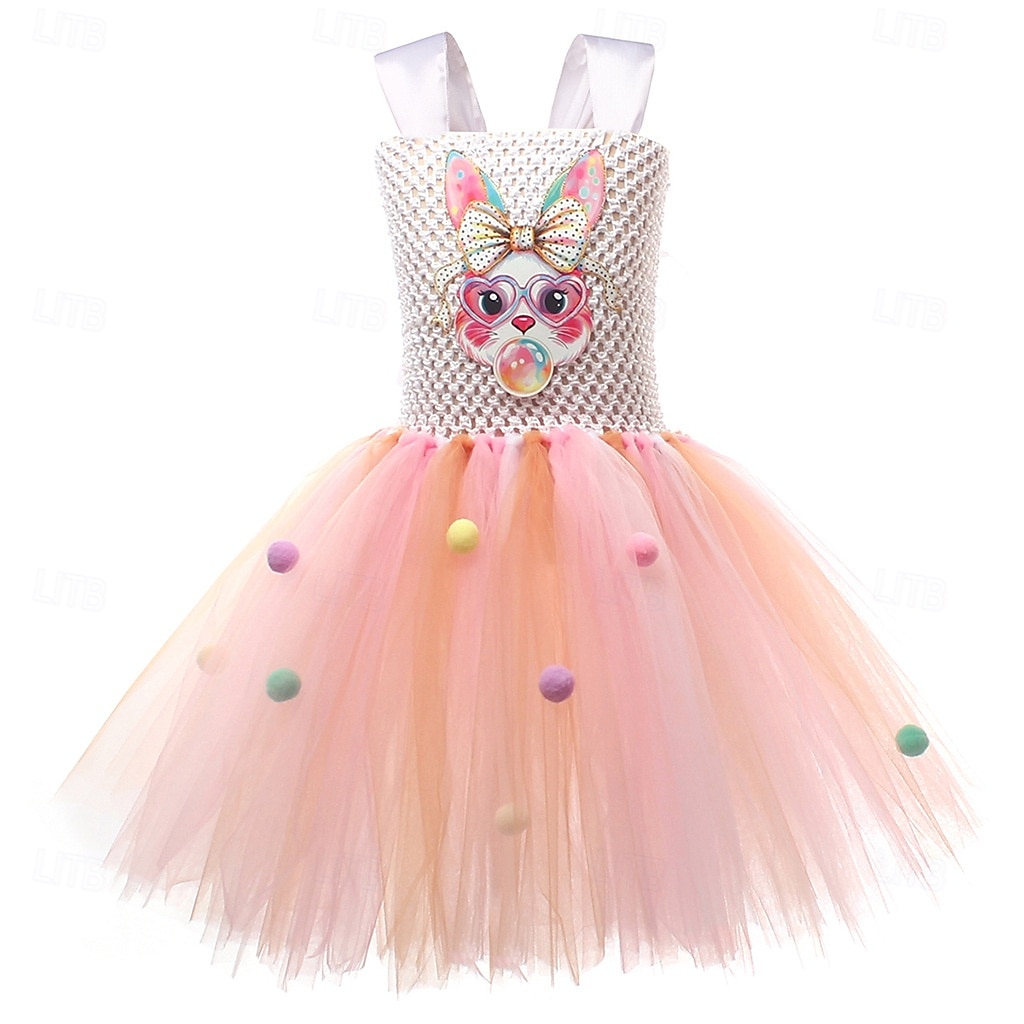 Tutu Robe Prinzessin Tier Osterhase Kleider Lustig Kinder Mädchen Kindertag Ostern Karneval Party Verkleiden 2026 - $30.99 –P4