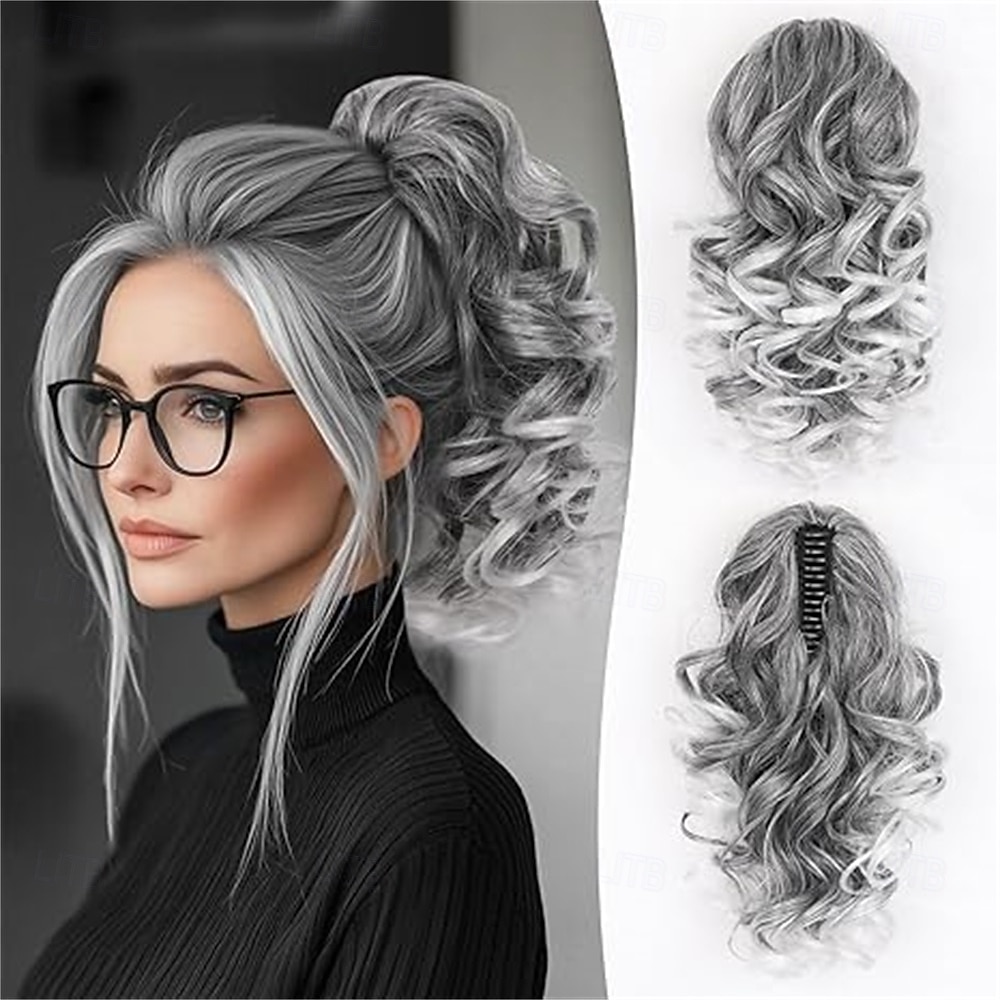 Clip on Ponytails for Women - 12 Inch Curly Ponytail Extension, Wavy Pony Tails Hair Extensions, Synthetic Hair Extensions Ponytail, Clip in Ponytail 2026 - $14.99 –P7