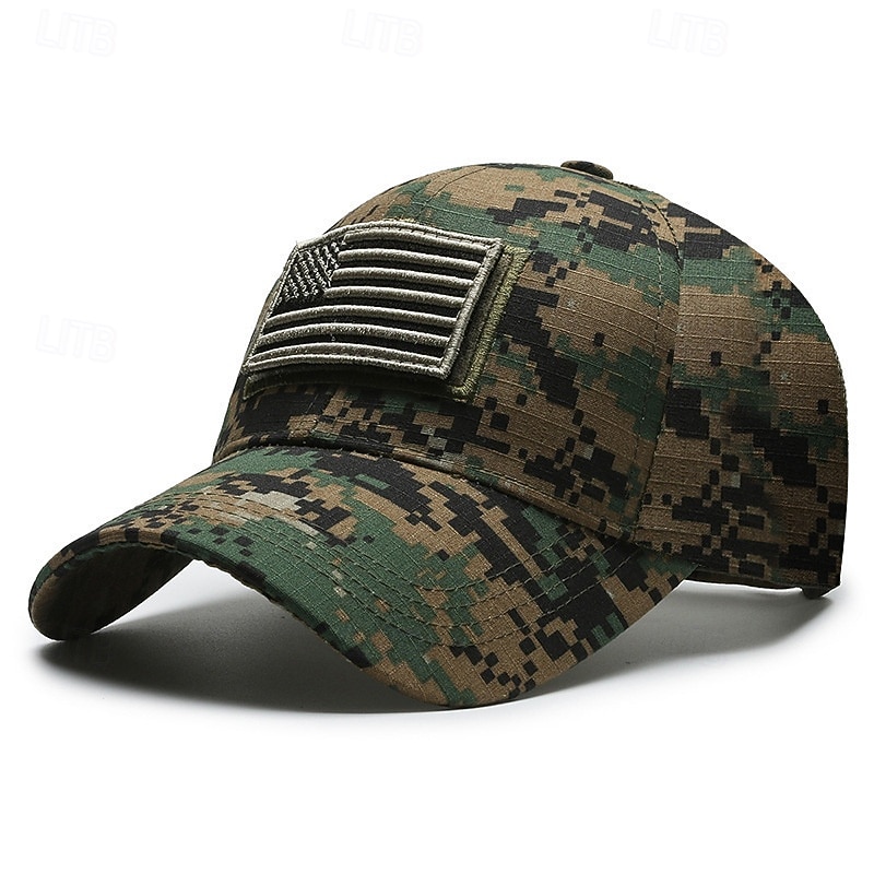 Gorra de Béisbol Color Camuflaje Bandera estadounidense Retro Antiguo Patriótico para Unisexo Adulto Impresión 3D  para Día de la Independencia 4 de julio Exterior Casual Diario 2026 - $15.49 –P6