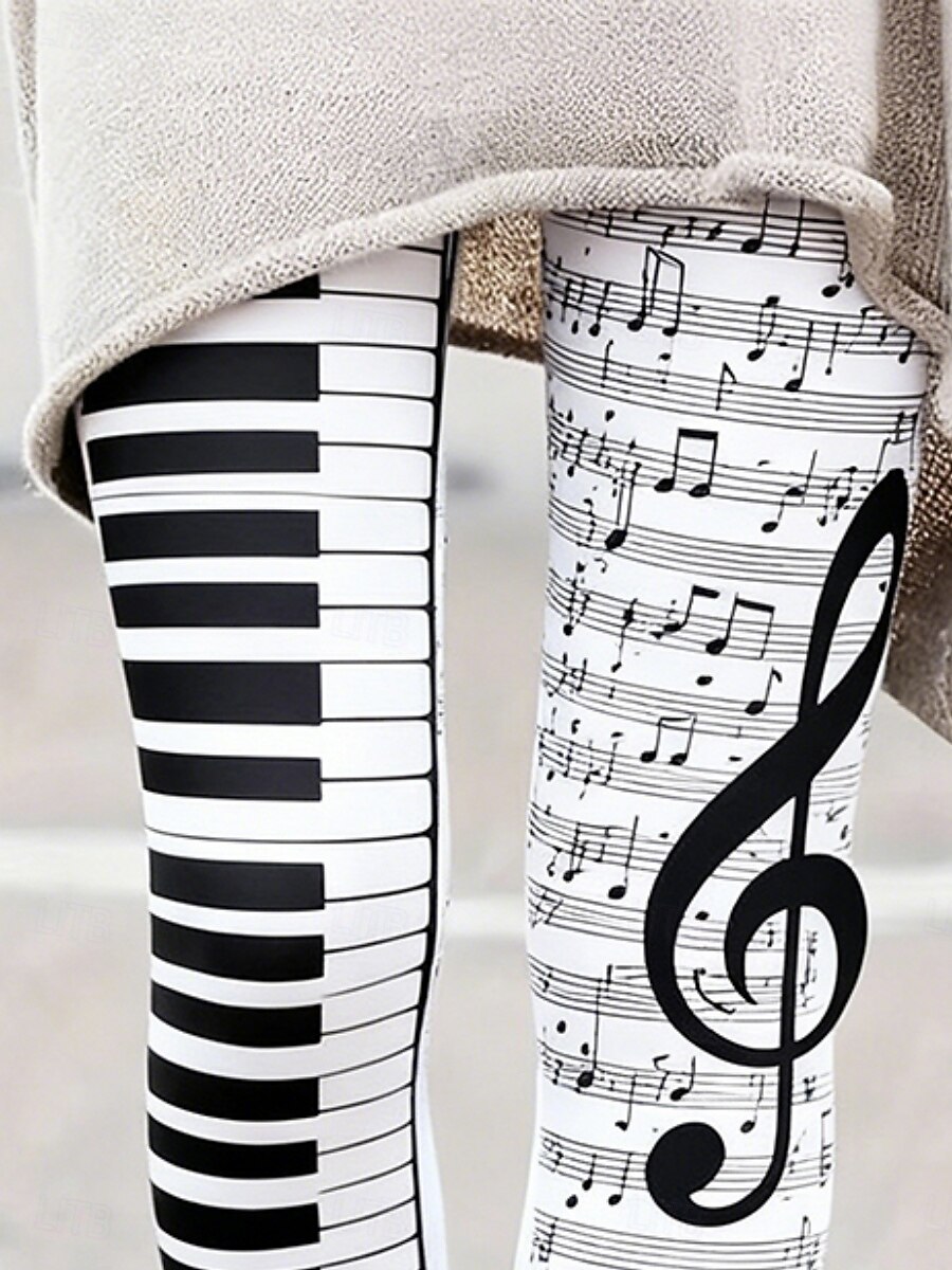 Femmes Leggings Leggings confortables Vacances Occasionnel Longueur complète Taille haute Graphique Impression Confortable Élastique Occasionnel Quotidien Vacances Noir Printemps Automne Coupe Slim de 2026 ? $22.99 –P2