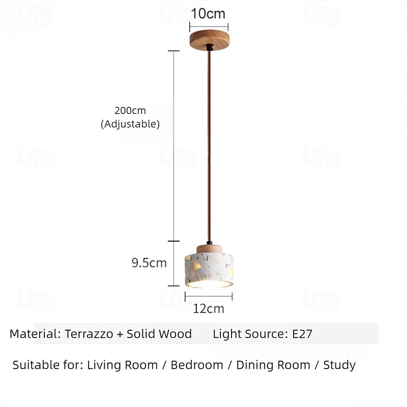 12 cm تصميم الجزيرة أضواء معلقة حجر طلاء ملون معاصر 110-240 فولت 2026 - $94.99 –P7