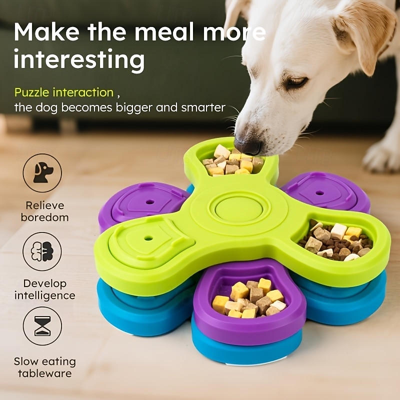 3-Layer Interactive Dog Puzzle Feeder | Durable PP Material, Multi-Color, Slow Feeder for IQ and Smell Training, Engaging Mealtime Activity for Dogs 2026 - $25.99 –P5