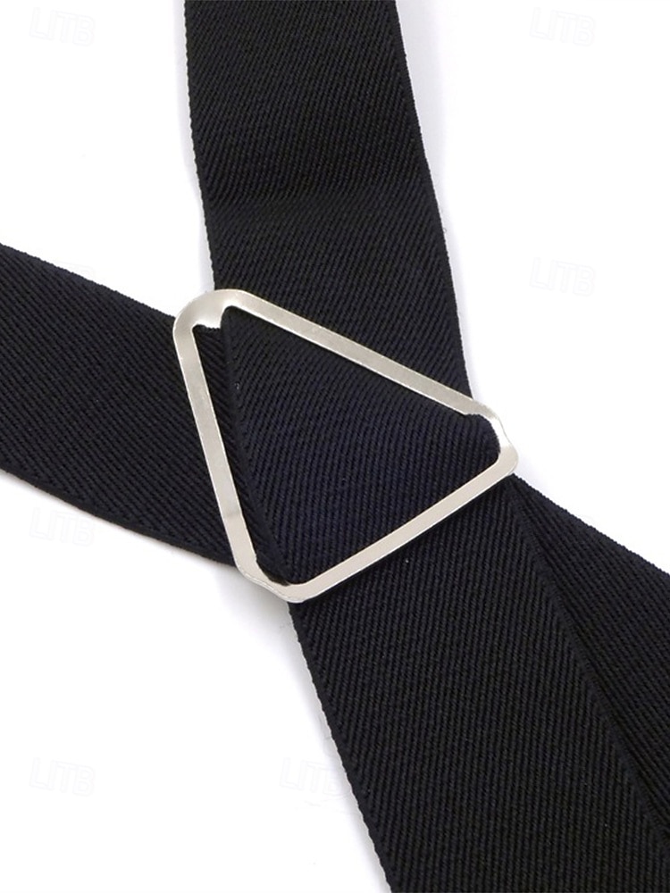 Мужские эластичные подтяжки из полиэстера – различные цвета, эластичный материал, стильные и удобные для свадеб, ужинов и торжественных мероприятий. 2026 - $11.99 –P6