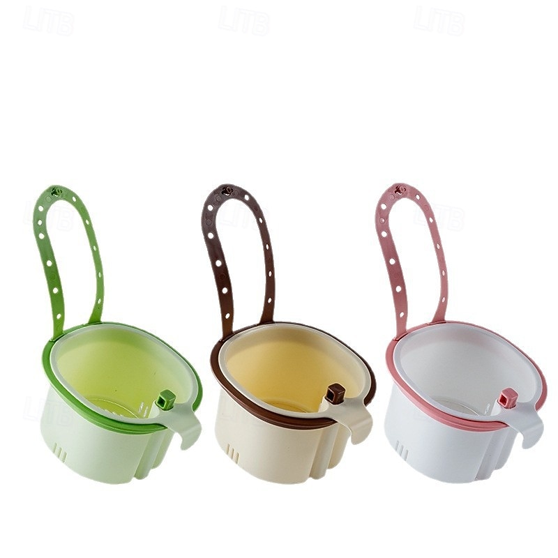 konyhai mosogató szűrőkosár, függő konyhai mosogató szűrőkosár présürítéssel &öntisztító kialakítás, állítható műanyag sarokmosogatók, ételfogó prés, automatikus ürítő sarokszűrő kosarak 2026 - $10.49 –P10