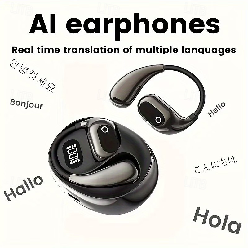 Open Air Traductor, Translation Wireless Bluetooth Earphones, Language Translator Earbuds Real-Time with 138 Languages fit iOS & Android 2026 - JP ¥3995 –P7