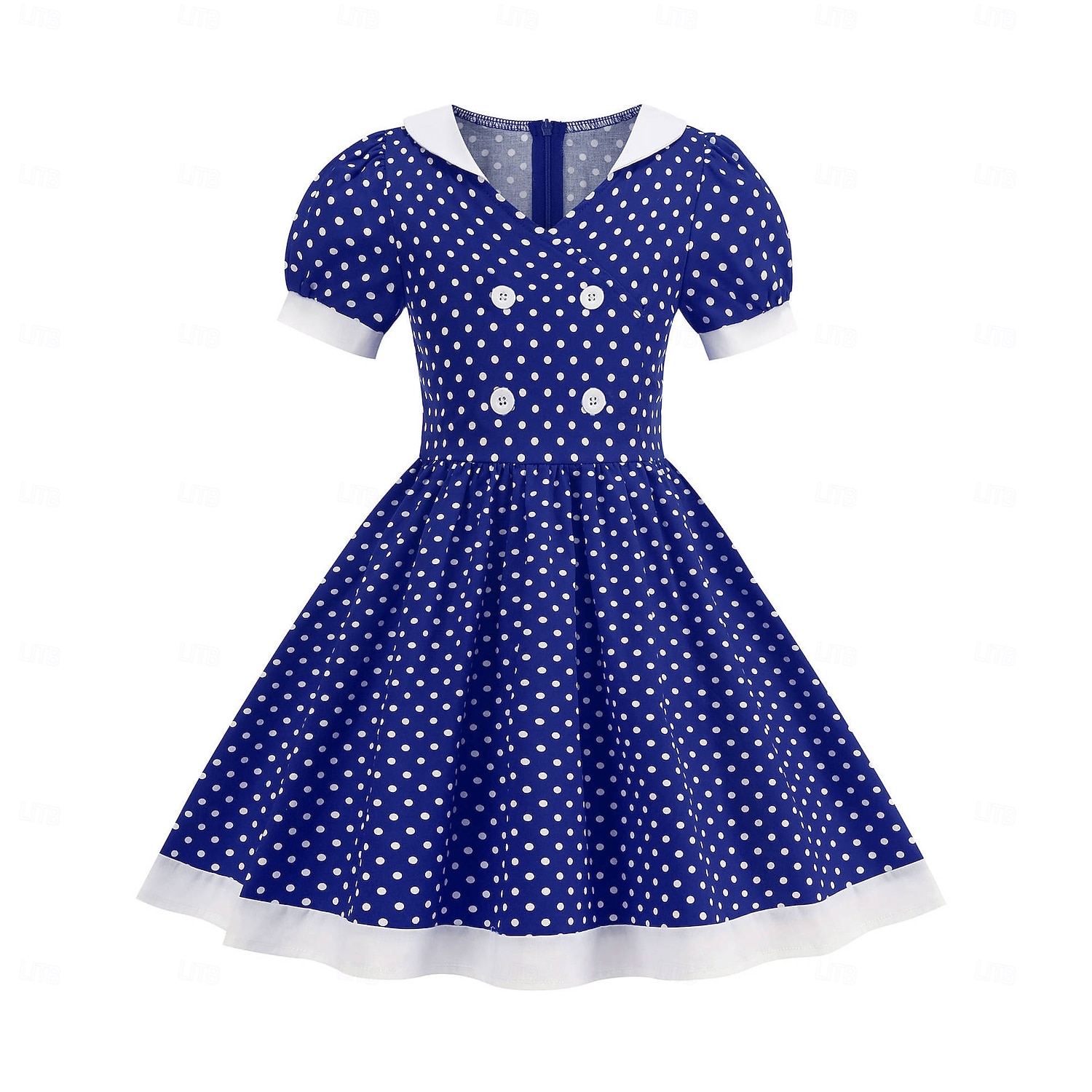 1950s Retro Vintage Swing Dress Flare Dress Short Sleeves Polka dots Fit & Flare Swing Fancy Dress Girls' Carnival Masquerade Vacation Dailywear Kid's Dress Homecoming Dresses Spring & Summer 2026 - CAD $58.99 1950s Retro Vintage Swing Dress Flare Dress Short Sleeves Polka dots Fit & Flare Swing Fancy Dress Girls' Carnival Masquerade Vacation Dailywear Kid's Dress Homecoming Dresses Spring & Summer 2026 - CAD $58.99