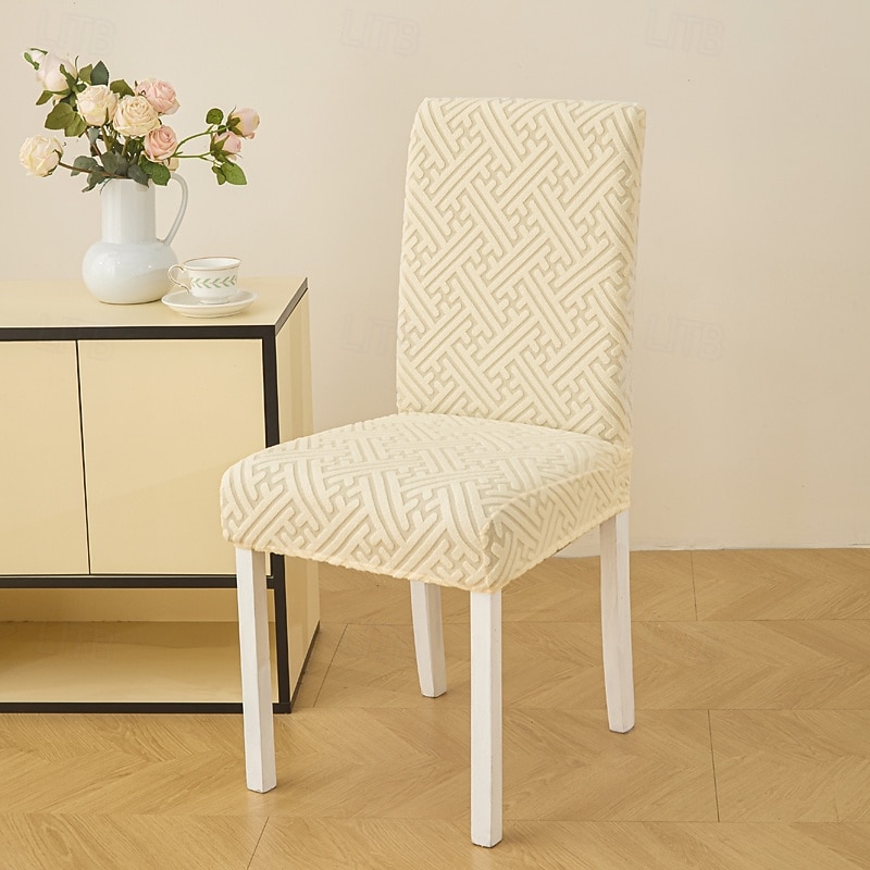 Matstolsöverdrag för hemmet polarfleece tyg stretchöverdrag sitsskydd stolsöverdrag mjukt halkfritt matstolsfodral 2026 - $17.99 –P5